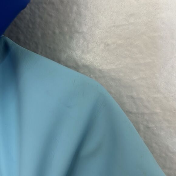 Disney Movie Frozen Themed Blue and Light Blue Rain Coat Jacket Size Small/Med - Picture 15 of 15